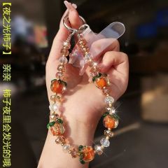 手机挂绳幸运山茶花手作